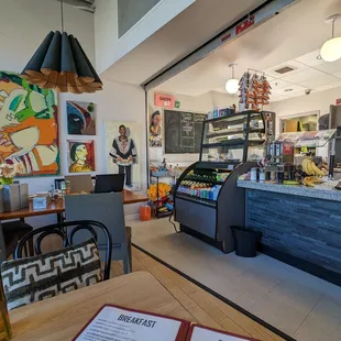 the interior of station north arts cafe