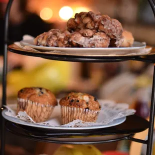 donuts, food, dough desserts