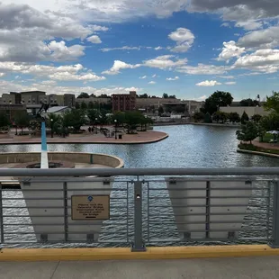 River walk area adjacent to the hotel.