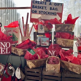 Build a Basket Christmas gifts