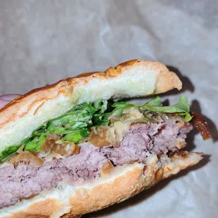 Middle of the Cheeseburger- didn&apos;t ask how we wanted them cooked