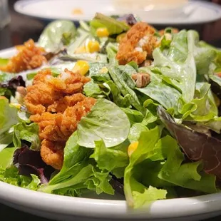 Fried chicken salad