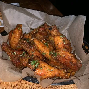 Buffalo with lemon pepper chicken wings(special request) not on the menu