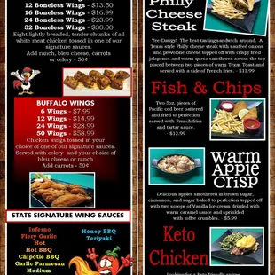 Check out our Menu