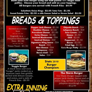 Check out our Menu