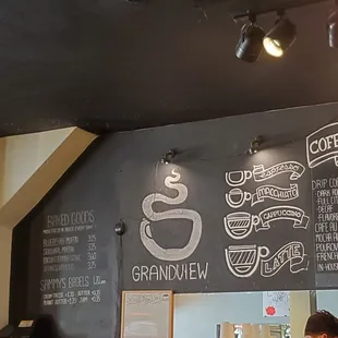 a man working in a coffee shop