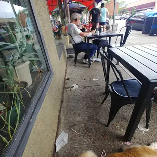 Get ready to clean your own table and chairs.