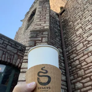 Chai Latte outside. Nice.