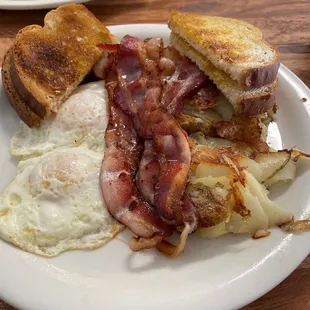 #3 Two Eggs, Hash Browns &amp; Meat