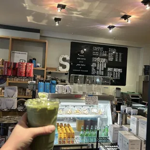 Matcha and Stauf menu