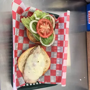 Grilled chicken sandwich