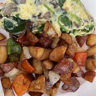 Veggie omelet