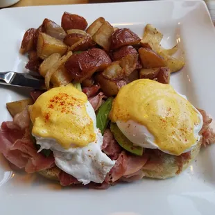 Prosciutto Avocado Benedict