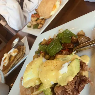 Prosciutto Avocado Benedict