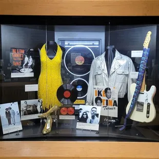 Ike and Tina Turner display.