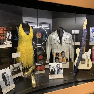 A portion of the Ike &amp; Tina display.
