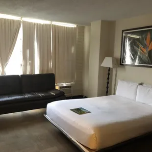 Room with futon couch