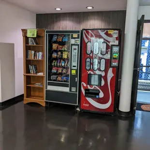 Lobby vending machines