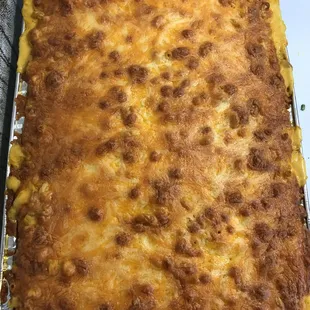 a baked casserole