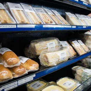 a variety of breads and pastries