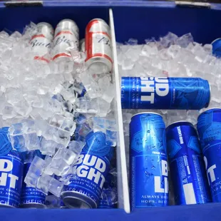 Excellent cold beer selection