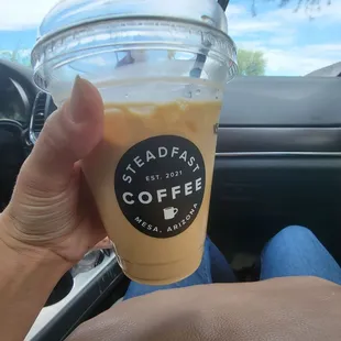 Iced Vanilla Latte