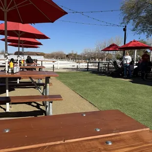 Outdoor dining, dog friendly