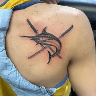 Tattoo from Squiggz designed and done in two hours