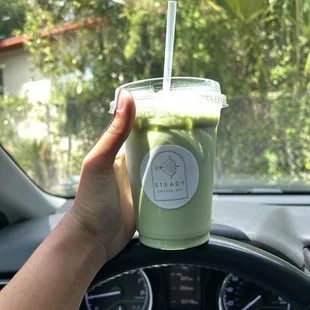 Iced matcha ordered to-go. Absolutely delicious!