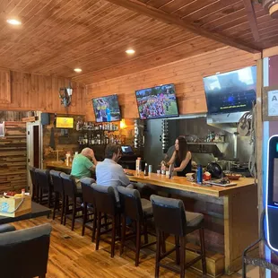 Usual Friday lunch crowd shuffles in!