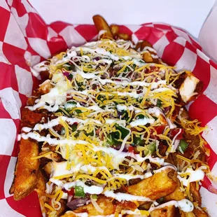 Fire ass Nashville Chicken loaded fries