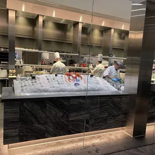 Kitchen going to our table