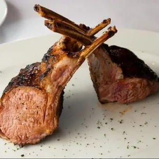 Colorado Rack of Lamb*
 chops - steak rub