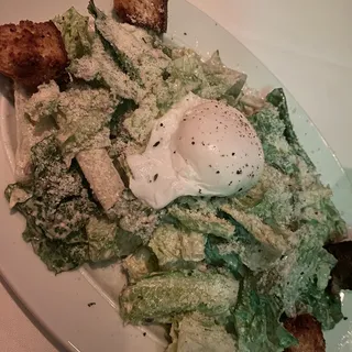 48 Caesar with Warm Poached Egg*