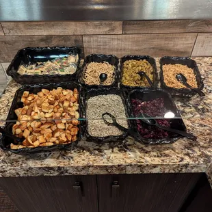 Salad Bar toppings