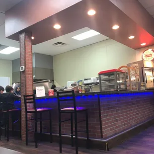 Ordering and kitchen area