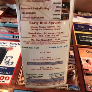 Best Breakfast Specials around!!