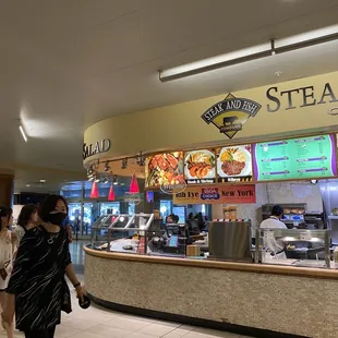 the interior of a restaurant