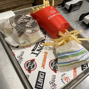 Burger Bacon and Cheese Steakburger a la Carte