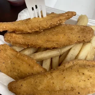 fish and chips, fish, seafood, food