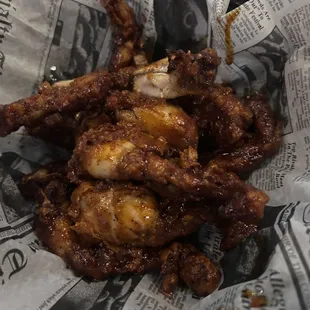 fried chicken, fried chicken wings, chicken wings and fried chicken, food, chicken, bbq chicken, chicken wings, bbq wings, poultry