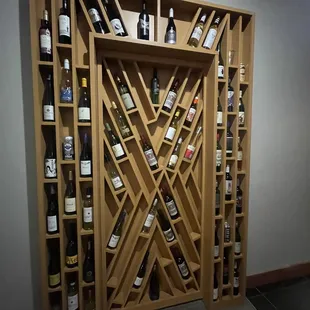 Secret door to speakeasy