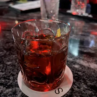 Barrel Aged East India Negroni