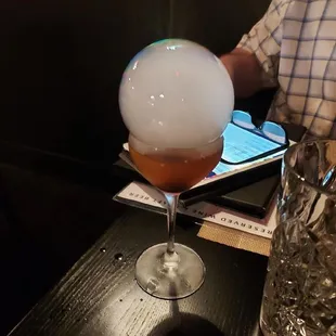 Smoked old fashion....worth a try for experience and the drink.