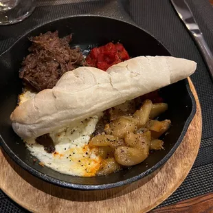 Meat & Cheese Skillet