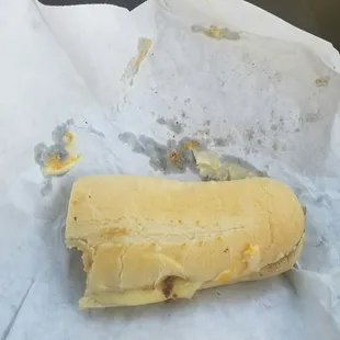 3 cheese steak I think this thing was like 7 or 8 dollars