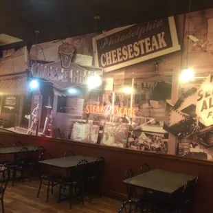 the interior of a restaurant