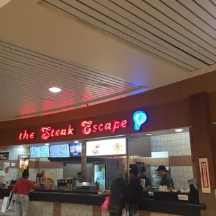 customers at the counter