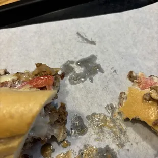 Steakhouse Cheesesteak (Steak, Onions, Tomatoes, and steak sauce mayo salt pepper)