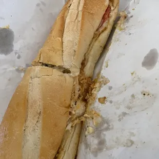 Long/Large Ragin&apos; Cajun mayo tomato olive and seasoning